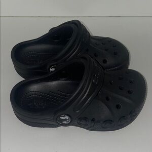 Kids Black Crocs Clogs